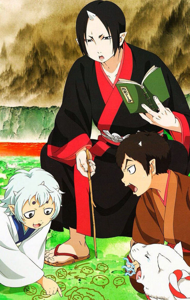 Group people field book dog free wallpaper for mobile - medium preview image