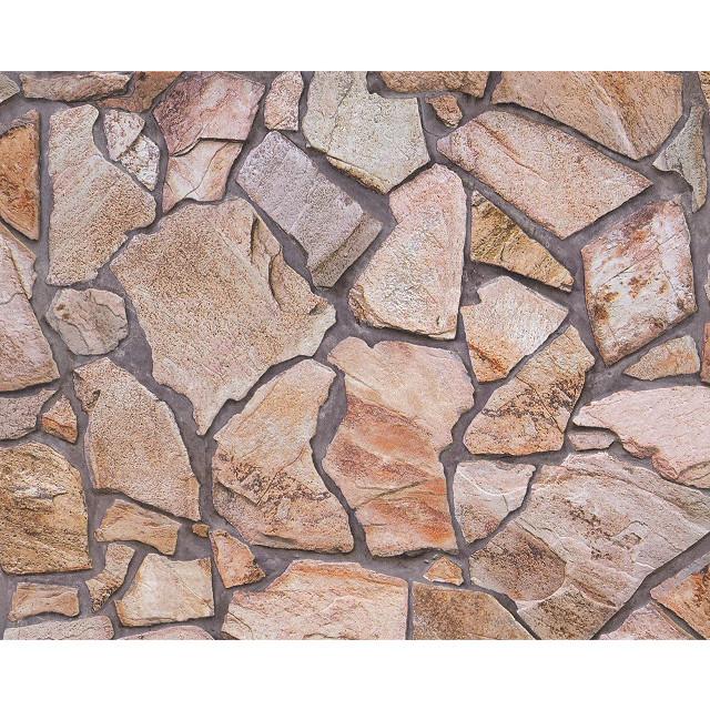 Stone wall brown tan white free wallpaper for tablet - medium preview image