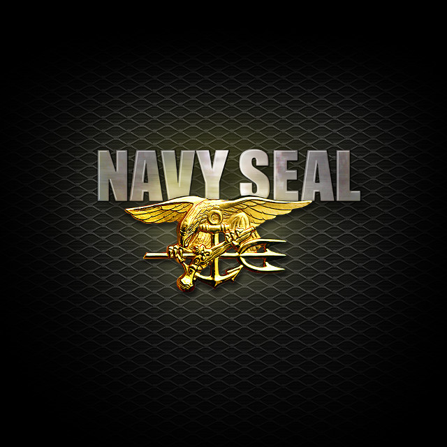 Navy seal logo gold eagle free wallpaper for tablet - medium preview image