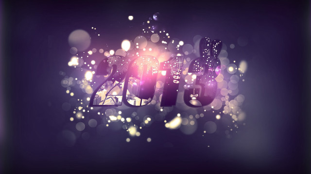 Blurry photo word 2013 bokeh free wallpaper for desktop - medium preview image