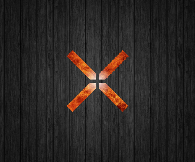 Wooden wall letter x light free wallpaper for desktop - medium preview image