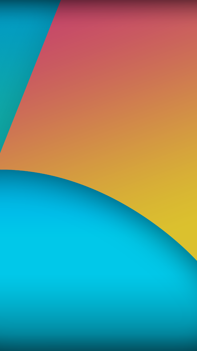 Colorful curved corner bauhaus geometric free wallpaper for mobile - medium preview image
