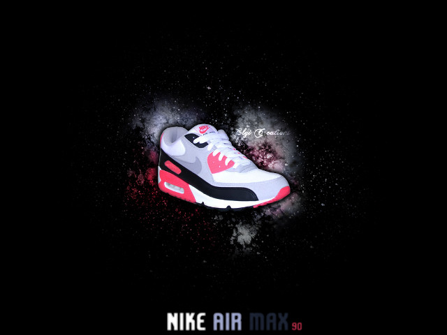 Sneakers red white sole black free wallpaper for desktop - medium preview image