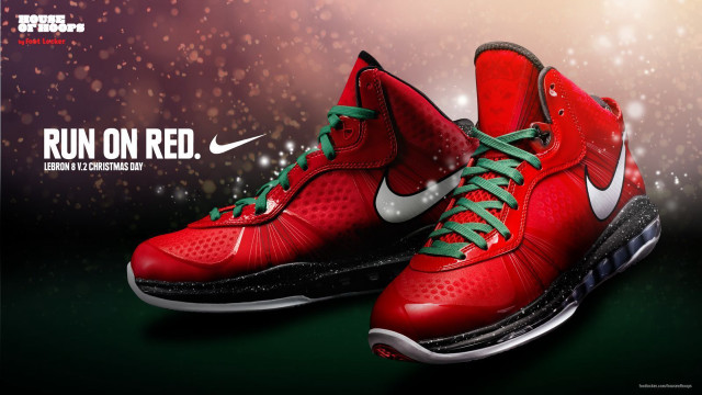 Red shoes green laces nike free wallpaper for desktop - medium preview image