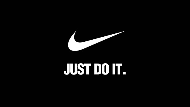 Nike just do it black #5 free wallpaper for desktop - medium preview image