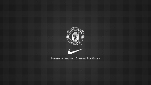 Black white wallpaper manchester united free wallpaper for desktop - medium preview image