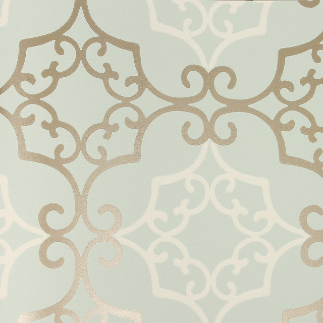 Gold white rococo lace green free wallpaper for tablet - medium preview image