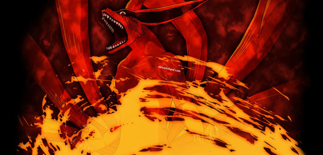 Red dragon flames mouth sharp free wallpaper for desktop - medium preview image
