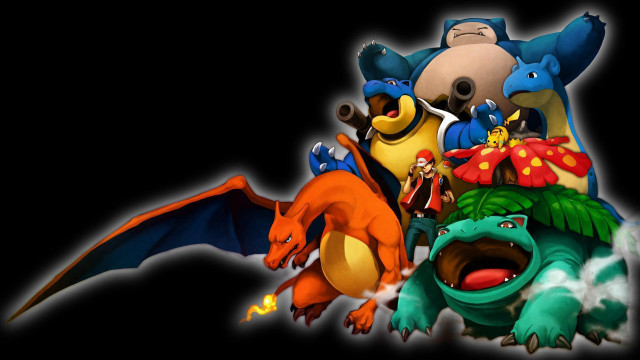 Cartoon characters dragon group stack free wallpaper for desktop - medium preview image