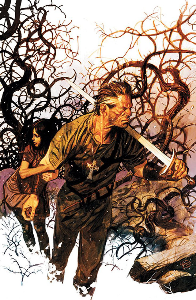 Man knife tree branches another free wallpaper for mobile - medium preview image