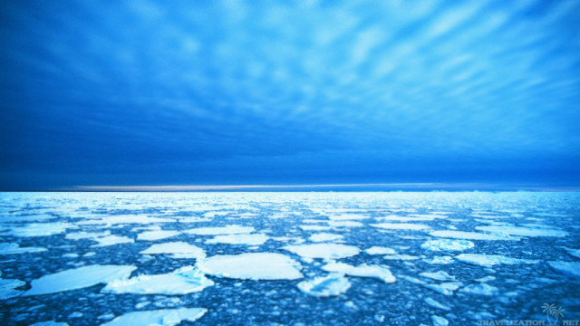 Ice float lake sky clouds free wallpaper for desktop - medium preview image