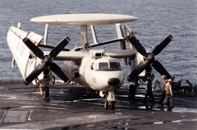 Small plane ship people standing free wallpaper for desktop - medium preview image