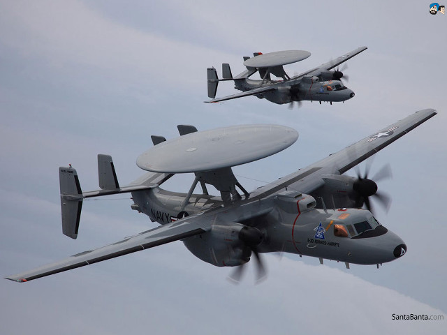 Two planes flying sky propellers #2 free wallpaper for desktop - medium preview image