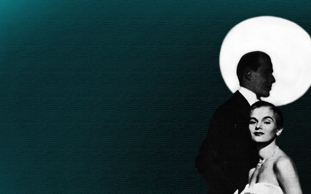 Man woman full moon black free wallpaper for desktop - medium preview image