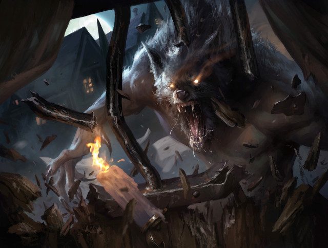 Demonic creature glowing eyes demon #2 free wallpaper for desktop - medium preview image