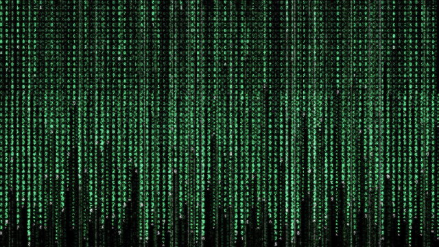 Green numbers black line computer free wallpaper for desktop - medium preview image