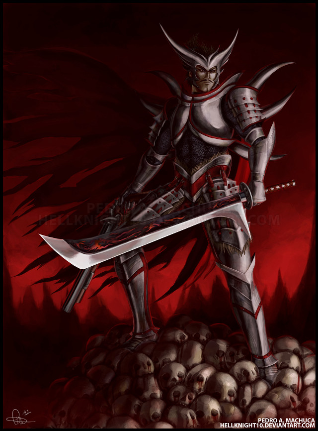 Knight sword skulls red black free wallpaper for mobile - medium preview image