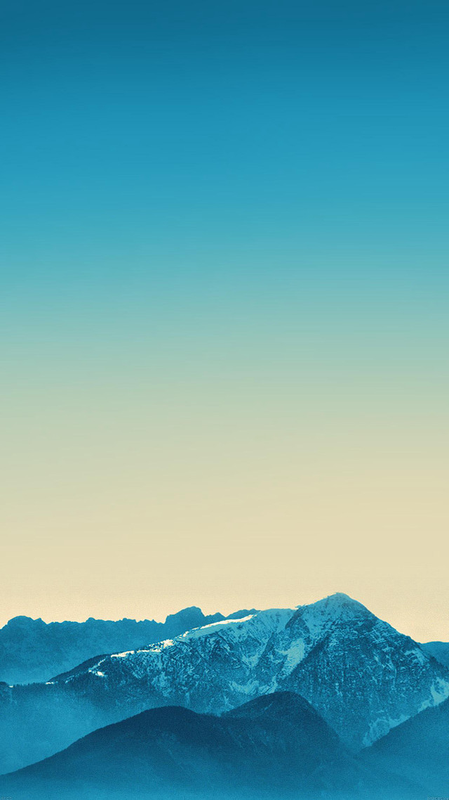 Mountain range blue sky clouds #4 free wallpaper for mobile - medium preview image