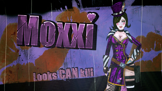 Woman purple hat moxxi looks free wallpaper for desktop - medium preview image