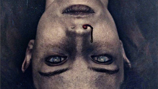 Creepy man bloody nose red free wallpaper for desktop - medium preview image