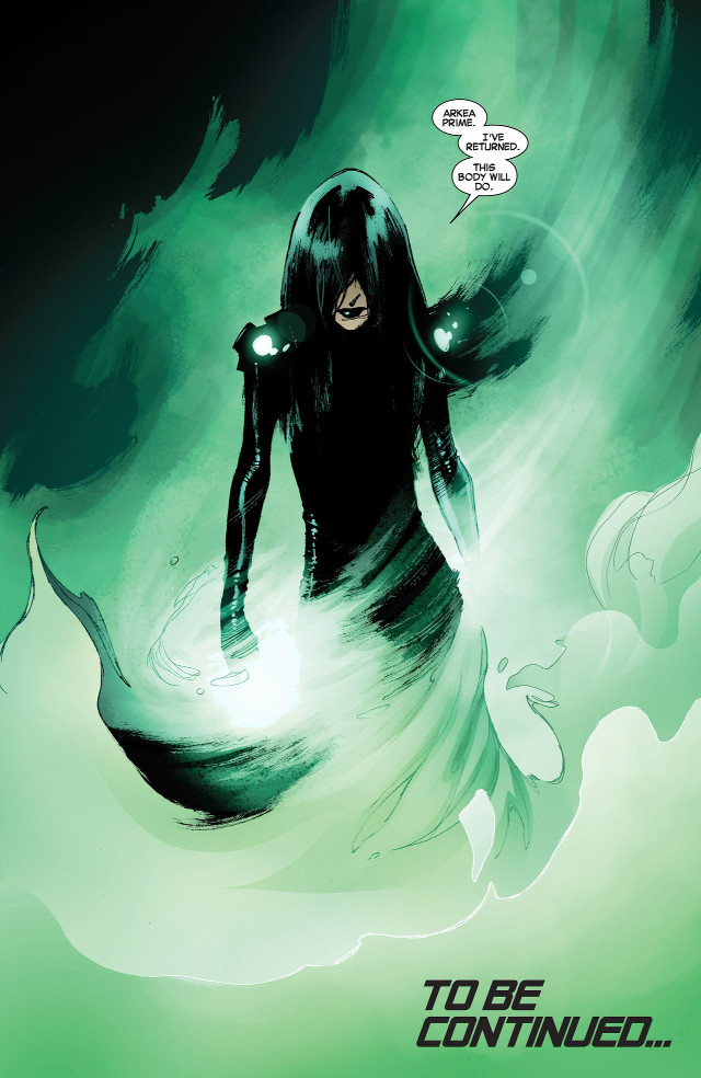 Comic character black outfit green free wallpaper for mobile - medium preview image