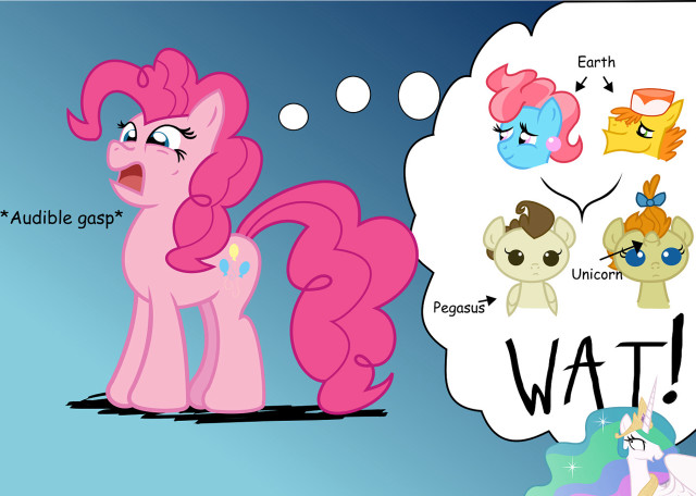 Pinkie pony expressions thought bubble free wallpaper for desktop - medium preview image