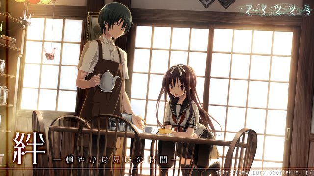 Couple standing window table coffee free wallpaper for desktop - medium preview image