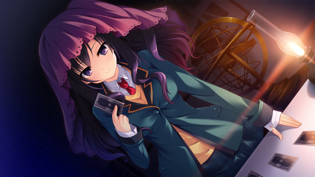 Woman blue coat wine glass free wallpaper for desktop - medium preview image