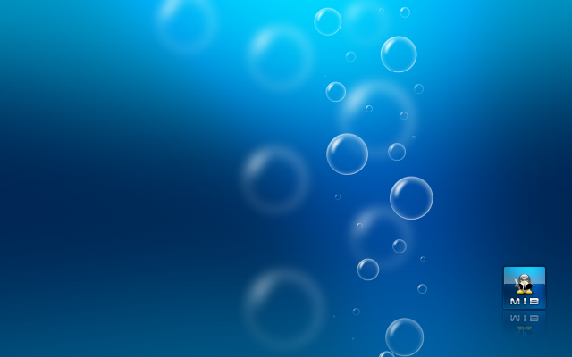 Blue bubbles person cellphone foreground free wallpaper for desktop - medium preview image