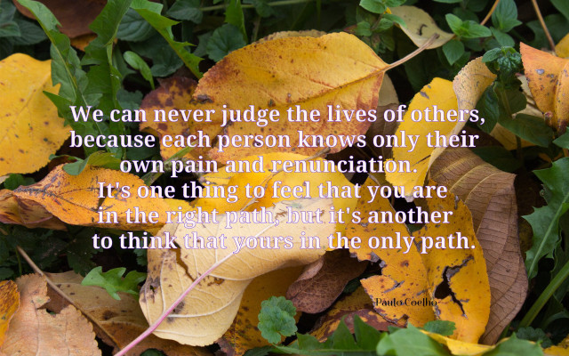 Leaf quote fall tree leaves free wallpaper for desktop - medium preview image