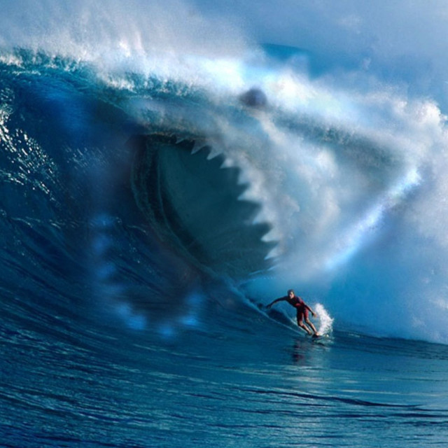 Man riding wave surfboard ocean #19 free wallpaper for tablet - medium preview image