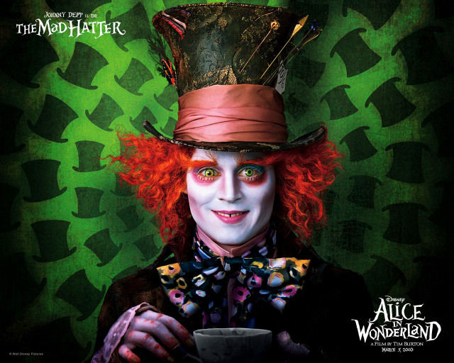 Mad hatter coffee man looking free wallpaper for desktop - medium preview image