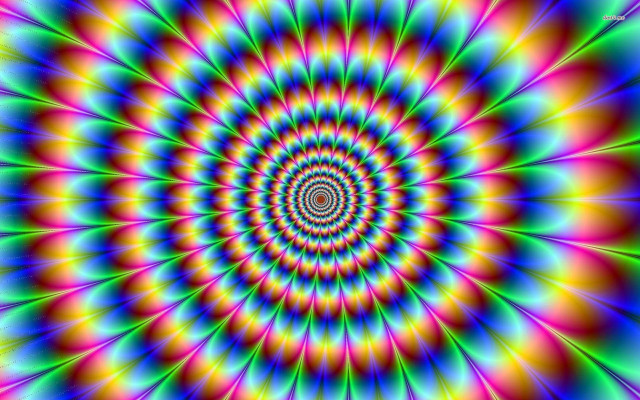 Psychedelic spiral design colorful artwork #4 free wallpaper for desktop - medium preview image