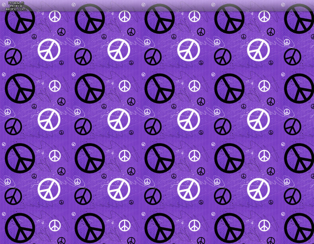 Purple peace sign background white free wallpaper for desktop - medium preview image