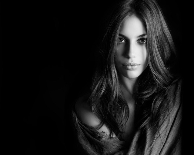 Woman long hair towel neck free wallpaper for desktop - medium preview image