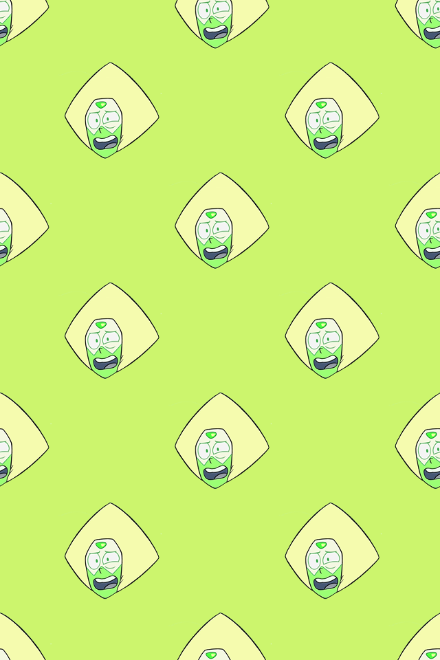 Green background cartoon character face free wallpaper for mobile - medium preview image