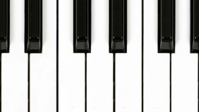 Piano keyboard black white background #2 free wallpaper for desktop - medium preview image