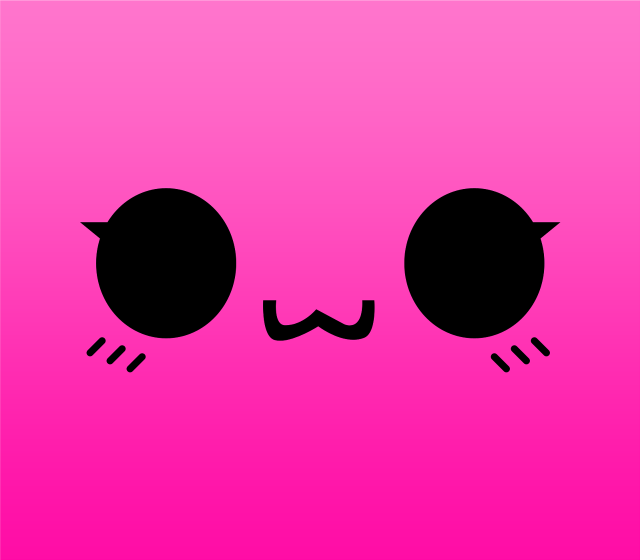 Pink background black face black free wallpaper for tablet - medium preview image