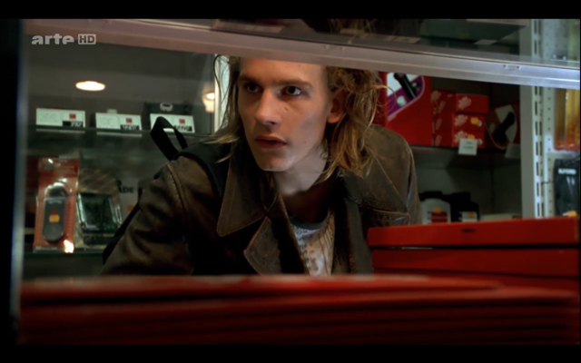 Man serious booth camera portrait free wallpaper for desktop - medium preview image