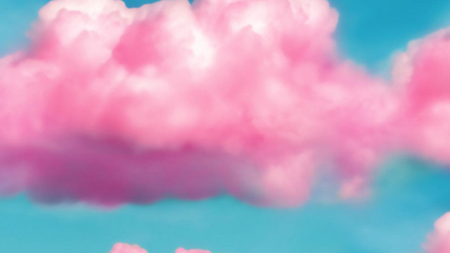 Pink cloud blue sky pink #2 free wallpaper for desktop - medium preview image