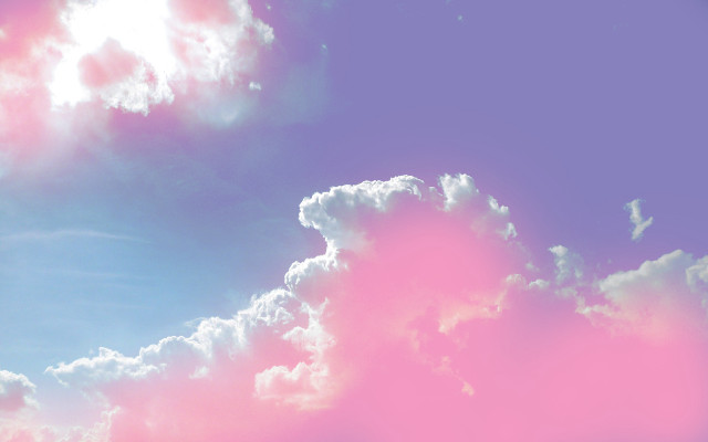 Plane flying sky pink cloud free wallpaper for desktop - medium preview image