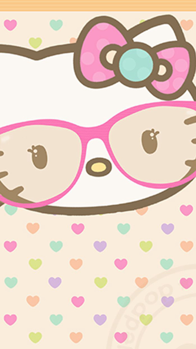 Hello kitty wallpaper hearts bow #3 free wallpaper for mobile - medium preview image