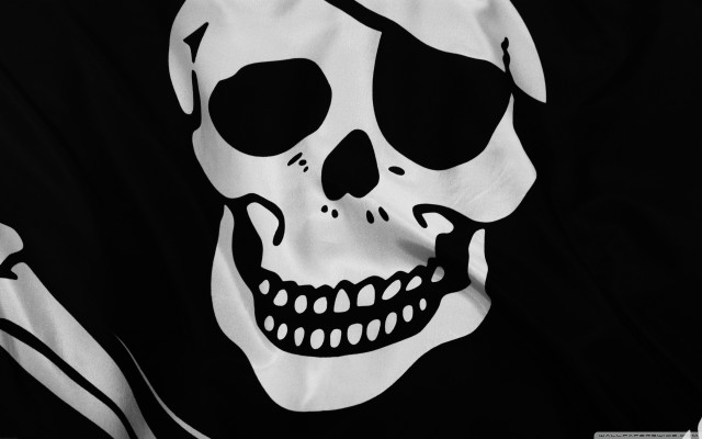 Skull knife skull black white free wallpaper for desktop - medium preview image