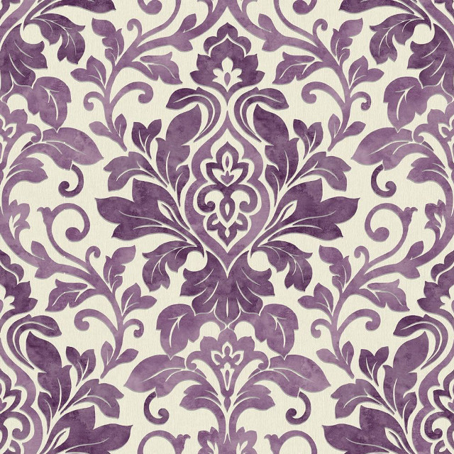 Purple white floral wallpaper design free wallpaper for tablet - medium preview image