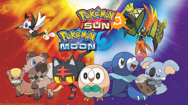 Pokemon characters sky moon rocket free wallpaper for desktop - medium preview image