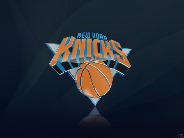 New york basketball logo blue free wallpaper for desktop - medium preview image