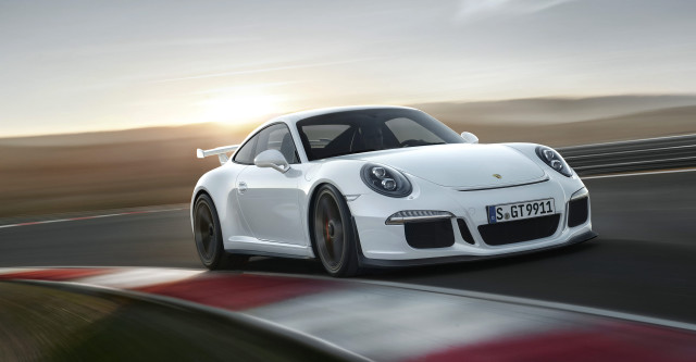 White porsche sports car track #4 free wallpaper for desktop - medium preview image