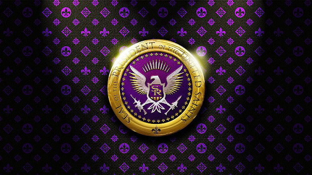 Purple gold emblem skulls black free wallpaper for desktop - medium preview image