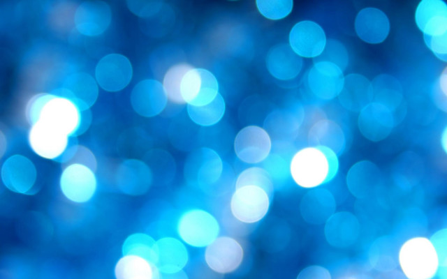 Blurry blue lights dark night #2 free wallpaper for desktop - medium preview image