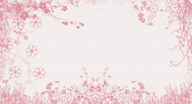 Pink white background flowers vines free wallpaper for desktop - medium preview image